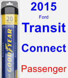 Passenger Wiper Blade for 2015 Ford Transit Connect - Assurance