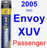 Passenger Wiper Blade for 2005 GMC Envoy XUV - Assurance