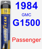 Passenger Wiper Blade for 1984 GMC G1500 - Assurance