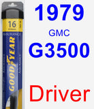 Driver Wiper Blade for 1979 GMC G3500 - Assurance