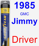 Driver Wiper Blade for 1985 GMC Jimmy - Assurance