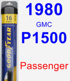 Passenger Wiper Blade for 1980 GMC P1500 - Assurance