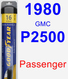 Passenger Wiper Blade for 1980 GMC P2500 - Assurance