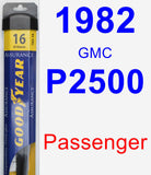 Passenger Wiper Blade for 1982 GMC P2500 - Assurance