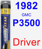 Driver Wiper Blade for 1982 GMC P3500 - Assurance