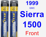 Front Wiper Blade Pack for 1999 GMC Sierra 1500 - Assurance