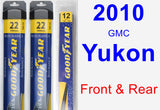 Front & Rear Wiper Blade Pack for 2010 GMC Yukon - Assurance