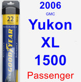 Passenger Wiper Blade for 2006 GMC Yukon XL 1500 - Assurance