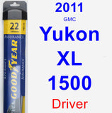 Driver Wiper Blade for 2011 GMC Yukon XL 1500 - Assurance