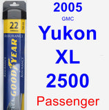 Passenger Wiper Blade for 2005 GMC Yukon XL 2500 - Assurance