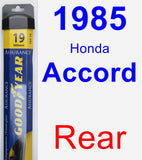 Rear Wiper Blade for 1985 Honda Accord - Assurance