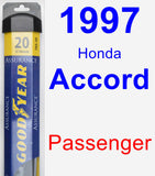 Passenger Wiper Blade for 1997 Honda Accord - Assurance