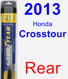 Rear Wiper Blade for 2013 Honda Crosstour - Assurance