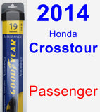 Passenger Wiper Blade for 2014 Honda Crosstour - Assurance