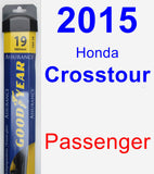 Passenger Wiper Blade for 2015 Honda Crosstour - Assurance