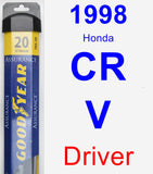 Driver Wiper Blade for 1998 Honda CR-V - Assurance