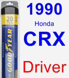 Driver Wiper Blade for 1990 Honda CRX - Assurance