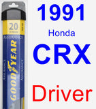 Driver Wiper Blade for 1991 Honda CRX - Assurance