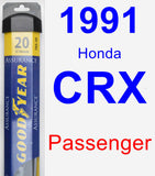 Passenger Wiper Blade for 1991 Honda CRX - Assurance