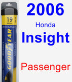 Passenger Wiper Blade for 2006 Honda Insight - Assurance