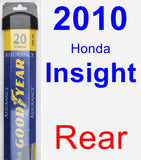 Rear Wiper Blade for 2010 Honda Insight - Assurance