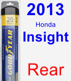 Rear Wiper Blade for 2013 Honda Insight - Assurance
