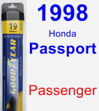 Passenger Wiper Blade for 1998 Honda Passport - Assurance