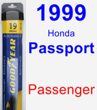 Passenger Wiper Blade for 1999 Honda Passport - Assurance