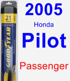 Passenger Wiper Blade for 2005 Honda Pilot - Assurance