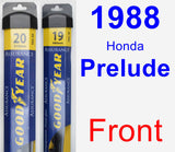 Front Wiper Blade Pack for 1988 Honda Prelude - Assurance