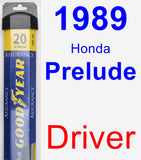 Driver Wiper Blade for 1989 Honda Prelude - Assurance