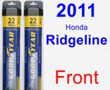 Front Wiper Blade Pack for 2011 Honda Ridgeline - Assurance