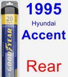 Rear Wiper Blade for 1995 Hyundai Accent - Assurance