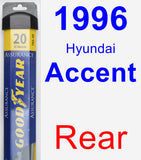 Rear Wiper Blade for 1996 Hyundai Accent - Assurance