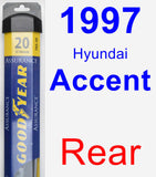 Rear Wiper Blade for 1997 Hyundai Accent - Assurance