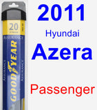 Passenger Wiper Blade for 2011 Hyundai Azera - Assurance