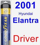 Driver Wiper Blade for 2001 Hyundai Elantra - Assurance
