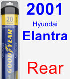 Rear Wiper Blade for 2001 Hyundai Elantra - Assurance