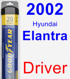 Driver Wiper Blade for 2002 Hyundai Elantra - Assurance