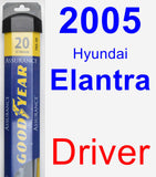 Driver Wiper Blade for 2005 Hyundai Elantra - Assurance