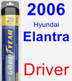 Driver Wiper Blade for 2006 Hyundai Elantra - Assurance