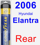 Rear Wiper Blade for 2006 Hyundai Elantra - Assurance