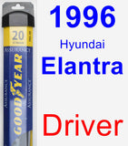 Driver Wiper Blade for 1996 Hyundai Elantra - Assurance