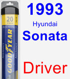 Driver Wiper Blade for 1993 Hyundai Sonata - Assurance