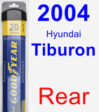 Rear Wiper Blade for 2004 Hyundai Tiburon - Assurance