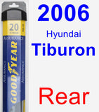Rear Wiper Blade for 2006 Hyundai Tiburon - Assurance