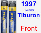 Front Wiper Blade Pack for 1997 Hyundai Tiburon - Assurance