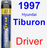 Driver Wiper Blade for 1997 Hyundai Tiburon - Assurance