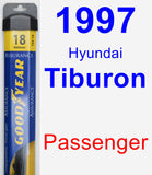 Passenger Wiper Blade for 1997 Hyundai Tiburon - Assurance