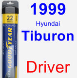 Driver Wiper Blade for 1999 Hyundai Tiburon - Assurance